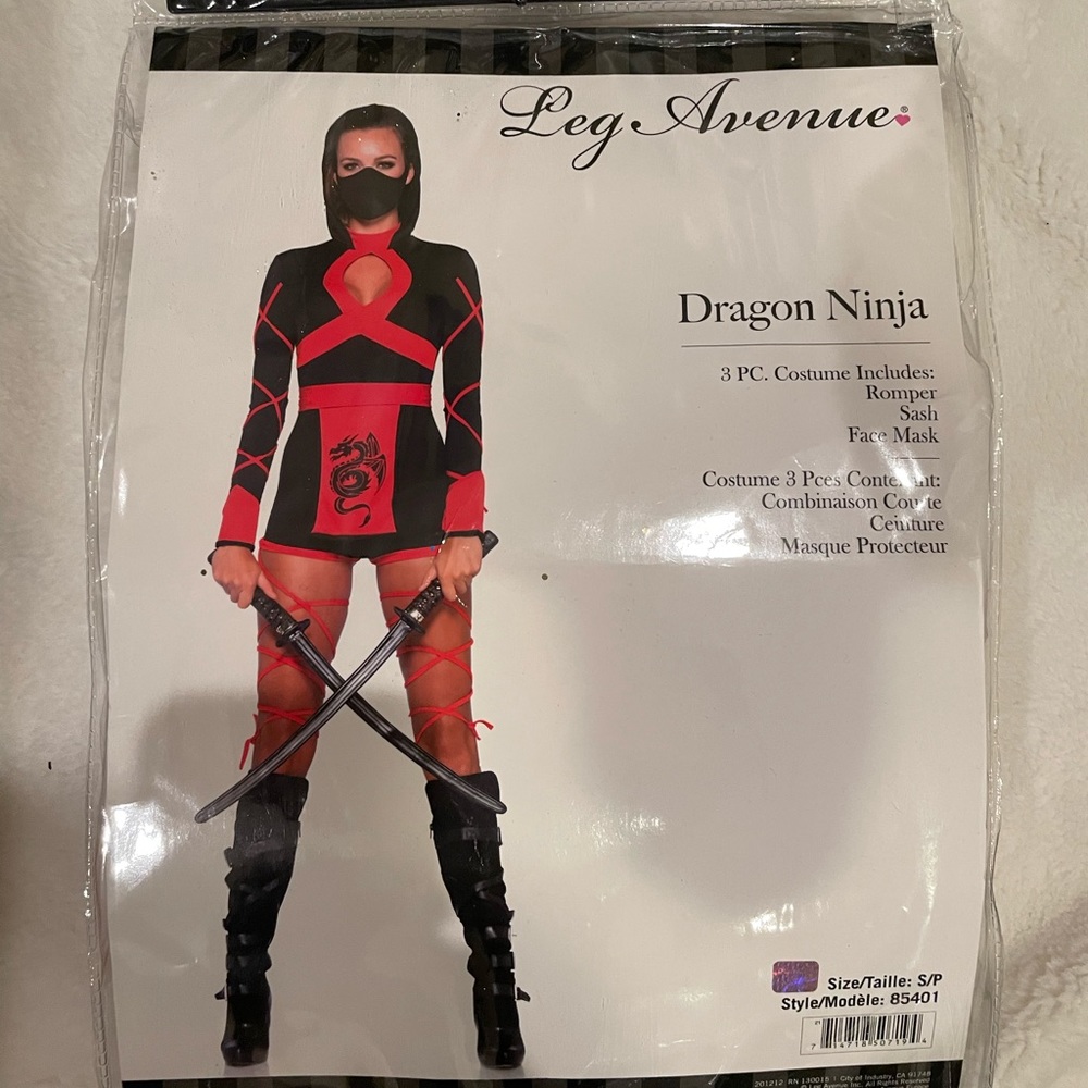 Women dragon ninja costume